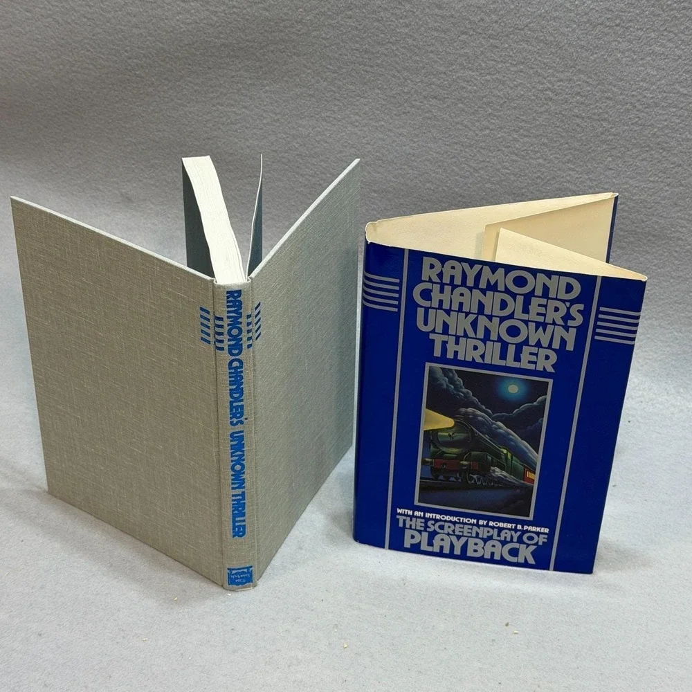 Vintage 1985 Raymond Chandler's Unknown Thriller The Screenplay of Playback HC/D